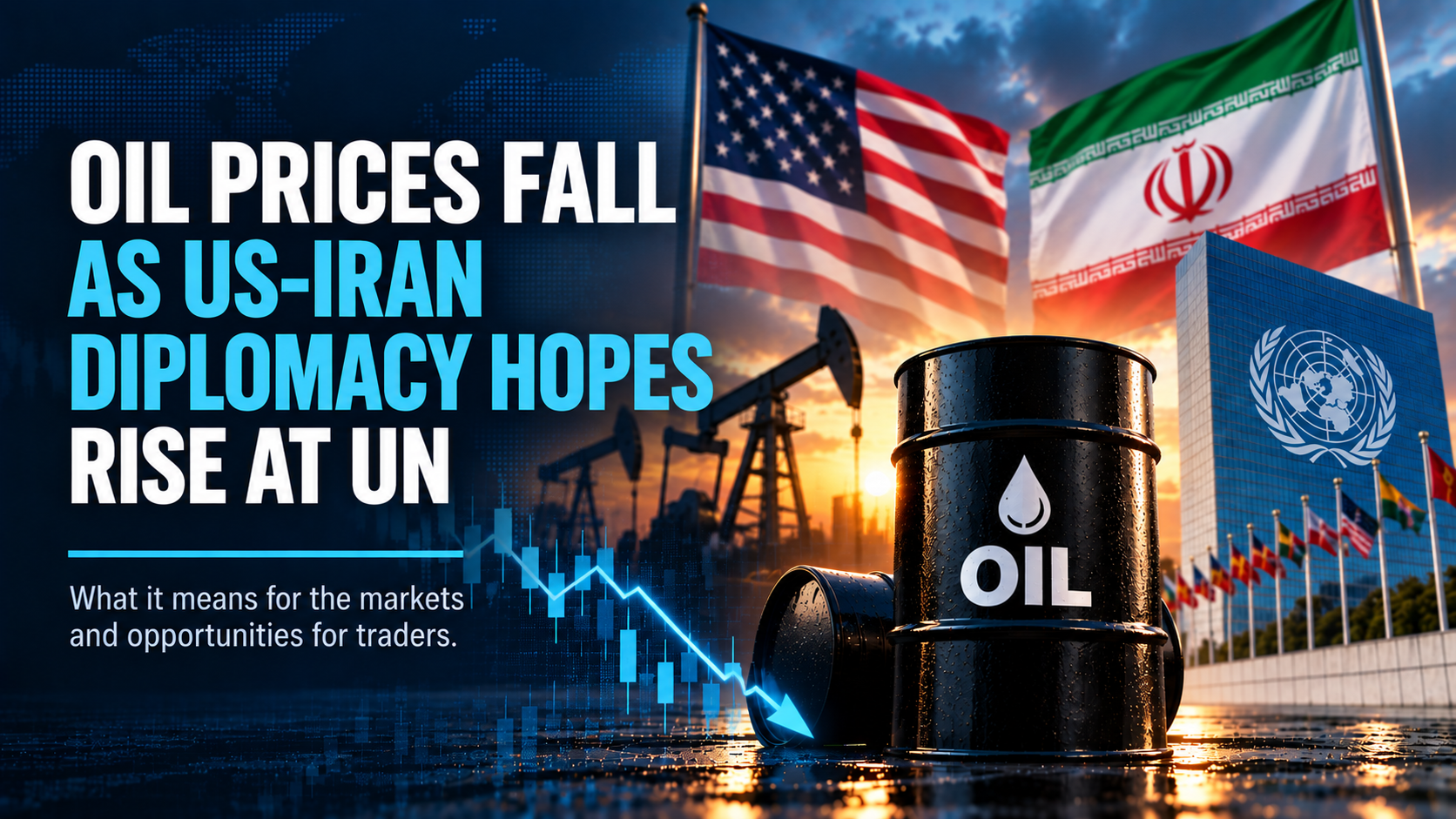 Oil Prices Fall as US-Iran Diplomacy Hopes Rise at UN